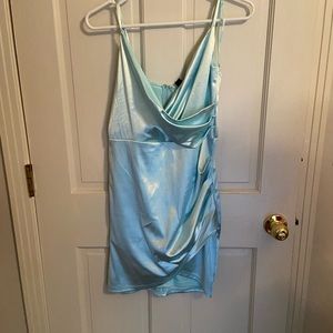 Windsor homecoming dress light teal and it’s shimmery